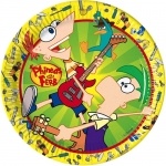 10er Pack Teller Phineas & Ferb 23 cm
