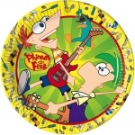 10er Pack Teller Phineas & Ferb 20 cm