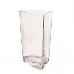 Design Glasvase Lieke dreieckig, 25 cm