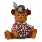 Bayrischer Bär mit Lebkuchenherz, 60 mm