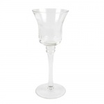 Kerzenleuchter Julio aus Glas, 20 cm