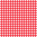 20er Pack Servietten Karo in Rot, 33 x 33 cm