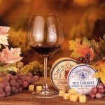 20er Pack Servietten Wein und Käse, 33 x 33 cm