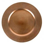 Platzteller in Kupfer, 33 cm