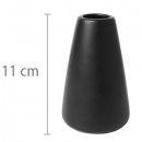 Duni Keramik Vase Simplicity in Schwarz