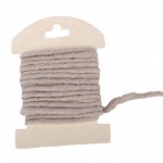 5 Meter Filzkordel in Taupe, 5 mm