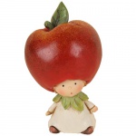 Dekofigur Apfelkind, 10 cm