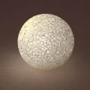 LED Licht-Kugel in Schneeball-Kristalloptik, kabellos, 75 mm