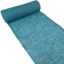 5 Meter Jute Tischläufer in Türkis