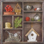 20er Pack Servietten Weihnachtsdeko, 33 x 33 cm