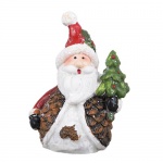 Gastgeschenk Nikolaus in Zapfenoptik mit Weihnachtsbaum, 70 mm