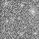 20er Pack Servietten Pailletten, Discokugel silber, 33 x 33 cm
