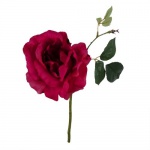 Kunstblume Rose in Beere, 22 cm