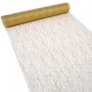 5 Meter Textilfaser Dekostoff, Tischläufer in Gold