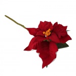 Kunstblume Weihnachtsstern Pick in Rot, 27 cm
