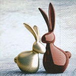 20er Pack Servietten Design Osterhasen, 33 x 33 cm