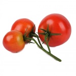 Deko Gemüse 3 Tomaten am Strauch, 40 - 60 mm