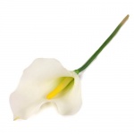 Kunstblume Calla Lilien in Weiß, mit Real Touch Oberfläche, 65 cm