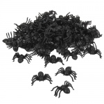 85 Streudeko Halloween Spinnen in Schwarz, 22 mm