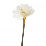 Kunstblume Amaryllis in Weiß, Weihnachten, 58 cm