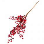 Kunstblume Beerenzweig in Rot, 48 cm