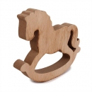 Holz Deko Schaukelpferd, 13 cm