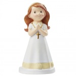 Dekofigur, Tortenfigur Kommunion, Konfirmation Mädchen, modern, 85 mm