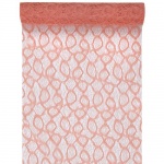 5 Meter Tischläufer Spitze in Apricot, 28 cm