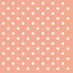 20er Pack Servietten Punkte in Apricot 33 x 33 cm
