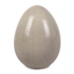 Keramik Osterei in Taupe, 85 mm