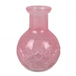 Glas Väschen Karat in Rosa, 90 mm