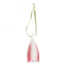 Porzellan Blumen Glöckchen zum Aufhängen in Rosa, Nr. 1, 85 mm