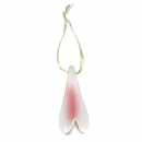 Porzellan Blumen Glöckchen zum Aufhängen in Rosa, Nr. 2, 85 mm