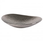 Design Schale in Chromoptik, 31 cm