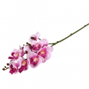 Kunstblume Kleiner Orchideenzweig in Pink, 24 cm