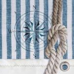 20er Pack Servietten Kompass und Schiffsseil 33 x 33 cm