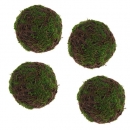 4 kleine Rebenkugeln mit Moos, 50 mm