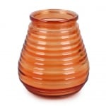 Outdoor Kerzenglas Citronella, Garten Windlicht in Orange, 10 cm