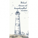 Duni Zelltuch Servietten Küste & Meer, 2-lagig, ⅛ Falz, 33 x 33 cm
