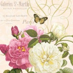20er Pack Servietten Pink Roses, 33 x 33 cm