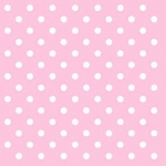 20er Pack Servietten Punkte in Rosa, 33 x 33 cm