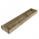 Rustikales Holztablett, Gesteckunterlage, rechteckig, 44,5 cm