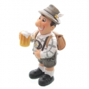 Oktoberfest Trachten Mann mit Bier, 95 mm