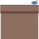 24 Meter Rolle Duni Dunicel Tischläufer, Tête-à-Tête in Chestnut, 40 cm Breite