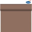 24 Meter Rolle Duni Dunicel Tischläufer, Tête-à-Tête in Chestnut, 40 cm Breite