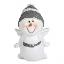 Gastgeschenk Weihnachten, Schneemännchen mit Engelsflügeln, 50 mm