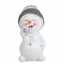 Gastgeschenk Weihnachten, Schneemädchen mit Lippenstift, 50 mm