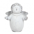 Keramik Engel singend, Shabby Chic, Nr. 1, 16 cm