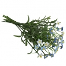 Kunstblume Vergissmeinnichtsträußchen in Blau/Weiß, 19 cm
