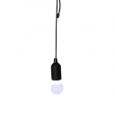 LED Birne Pull-Me zum Aufhängen, für Innenräume, in Schwarz, 14 cm